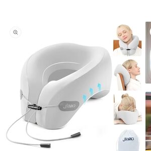 Jiaao Gray Travel Neck Pillow